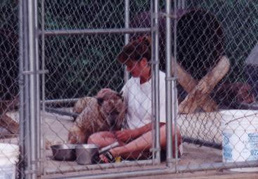 Crush & Lisa in the Kennel