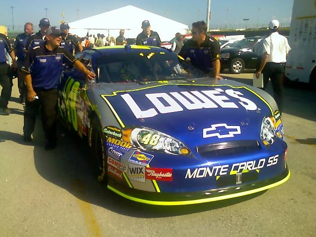 jimmy johnson 07 sprint champ in homestead